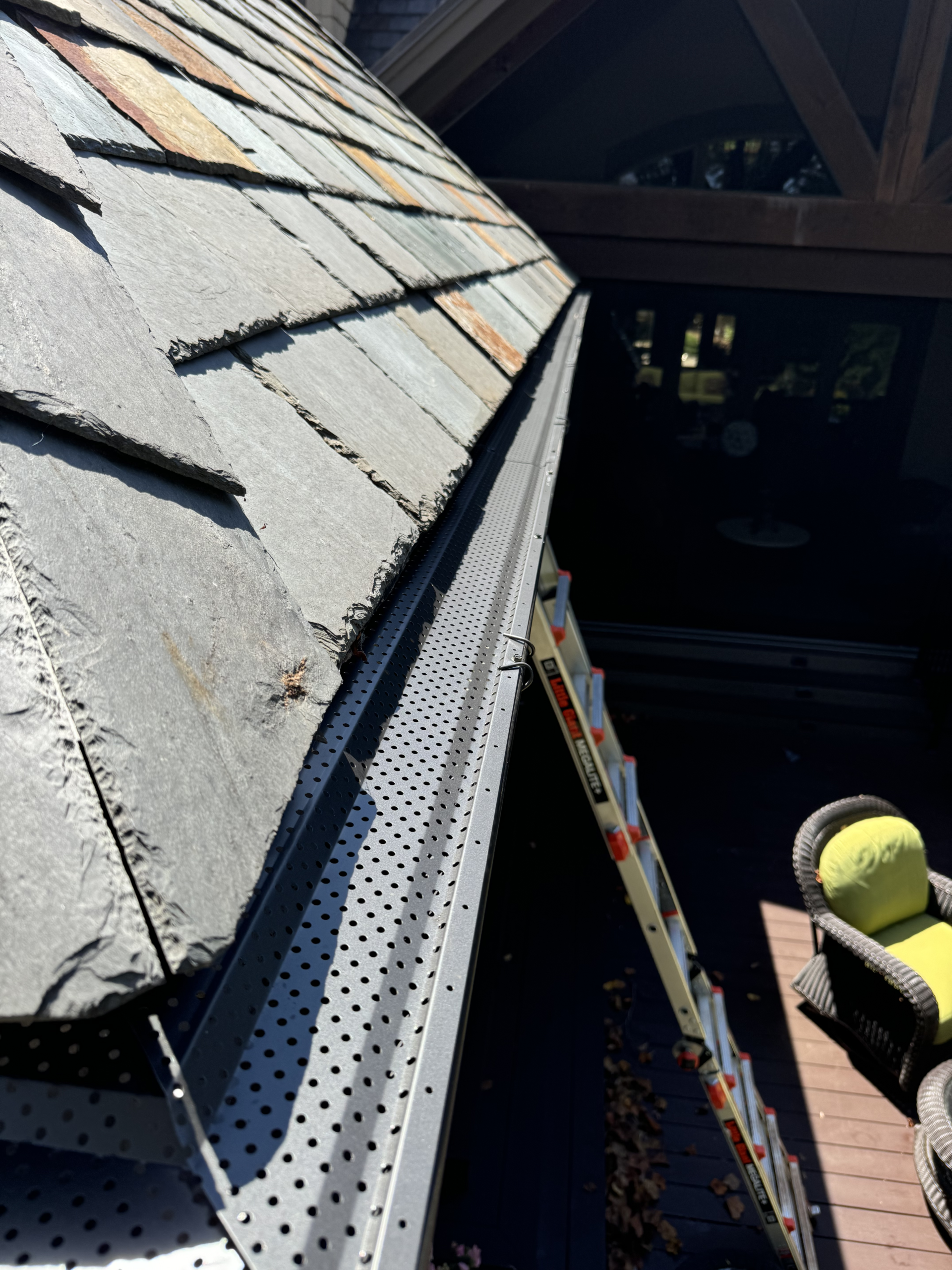 Slate roof with gutter guard | GutterCo (Gallery) (seamless)