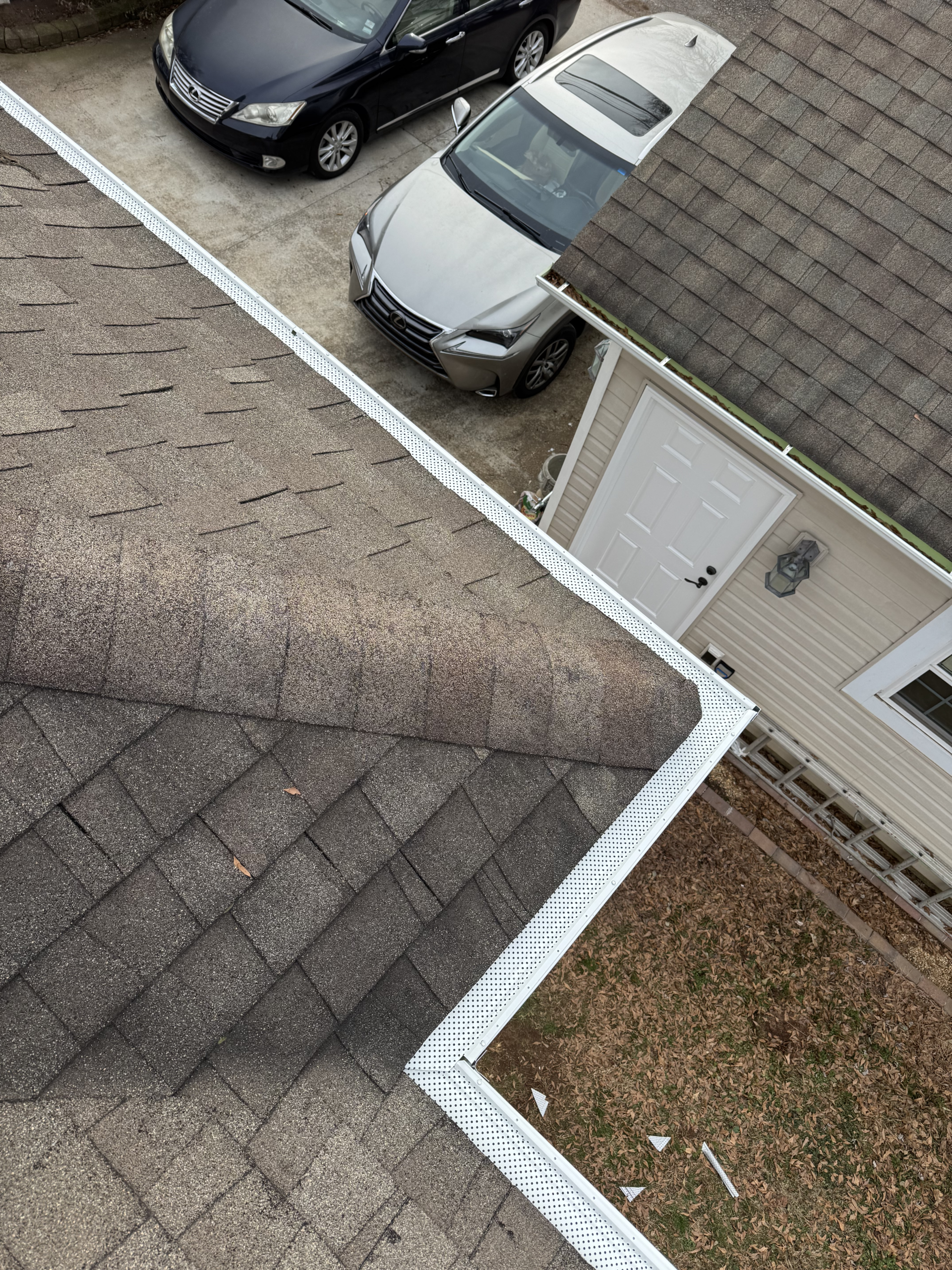 Roof with mesh gutter guards | GutterCo (Gallery)